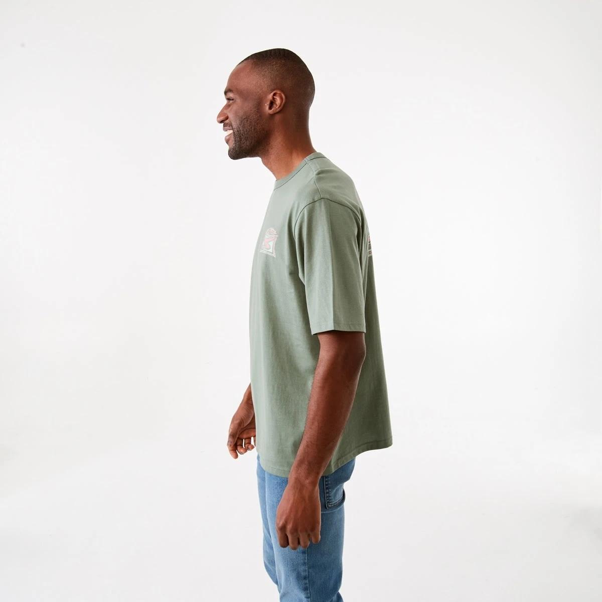 3 Oversized Graphic T-shirt Grn Thyme, 3 of 6