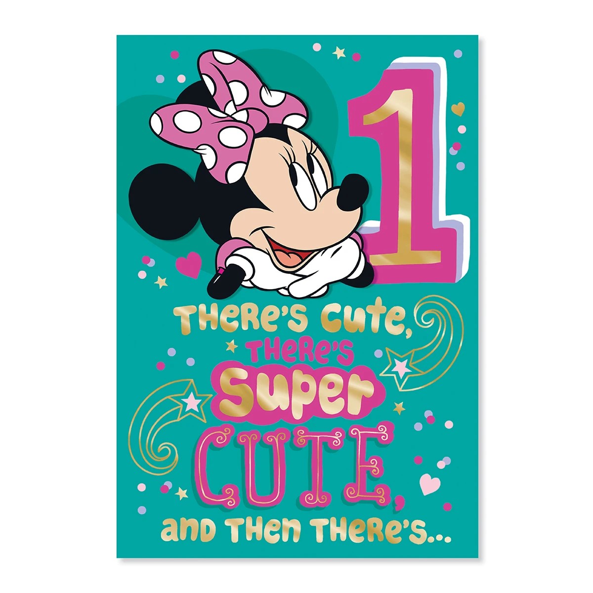 3 Connections from Hallmark 1st Birthday Card - Disney Minnie Mouse, 3 of 3