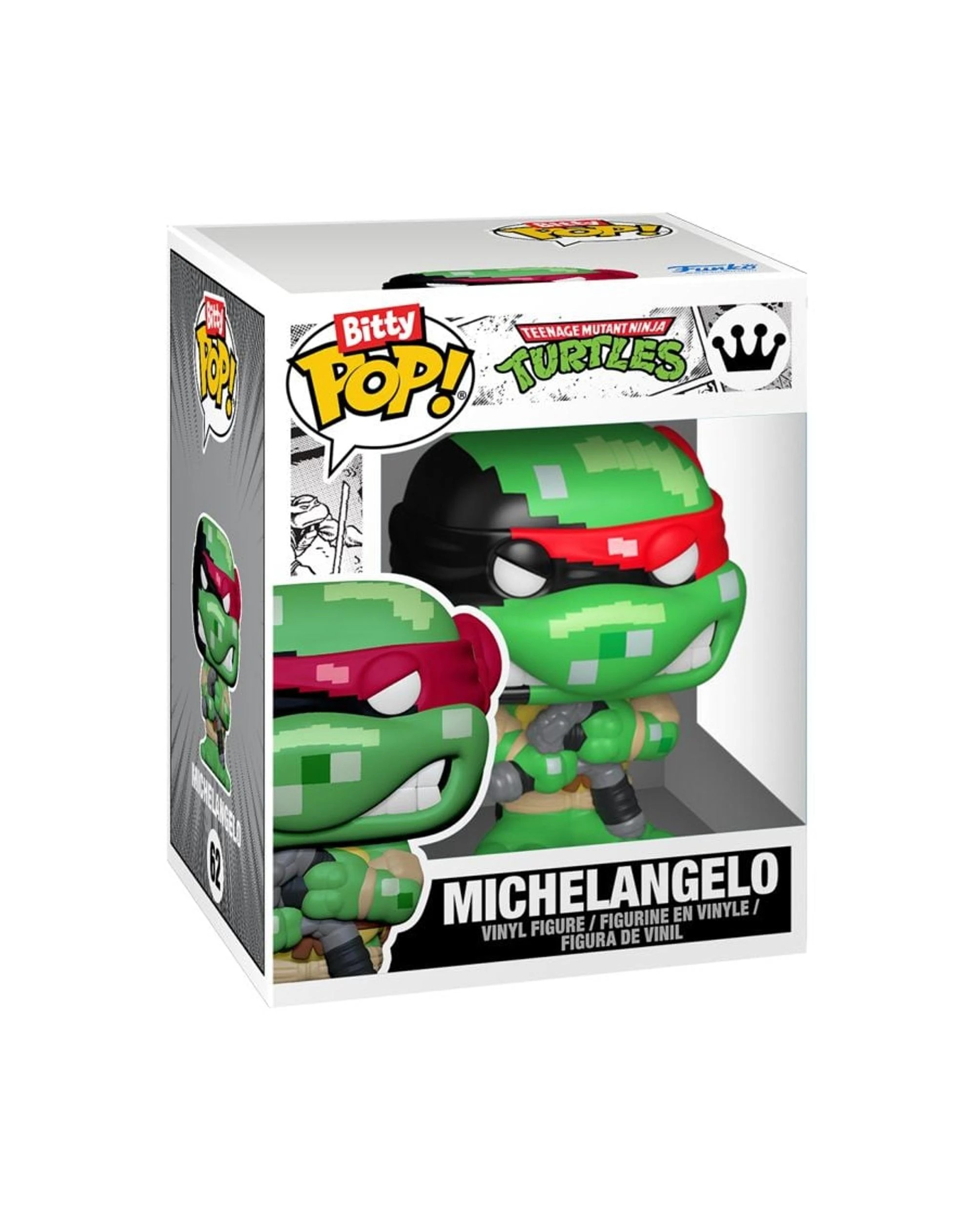 3 Teenage Mutant Ninja Turtles Michelangelo Arcade Bitty POP! Funko POP! Vinyl, 3 of 4
