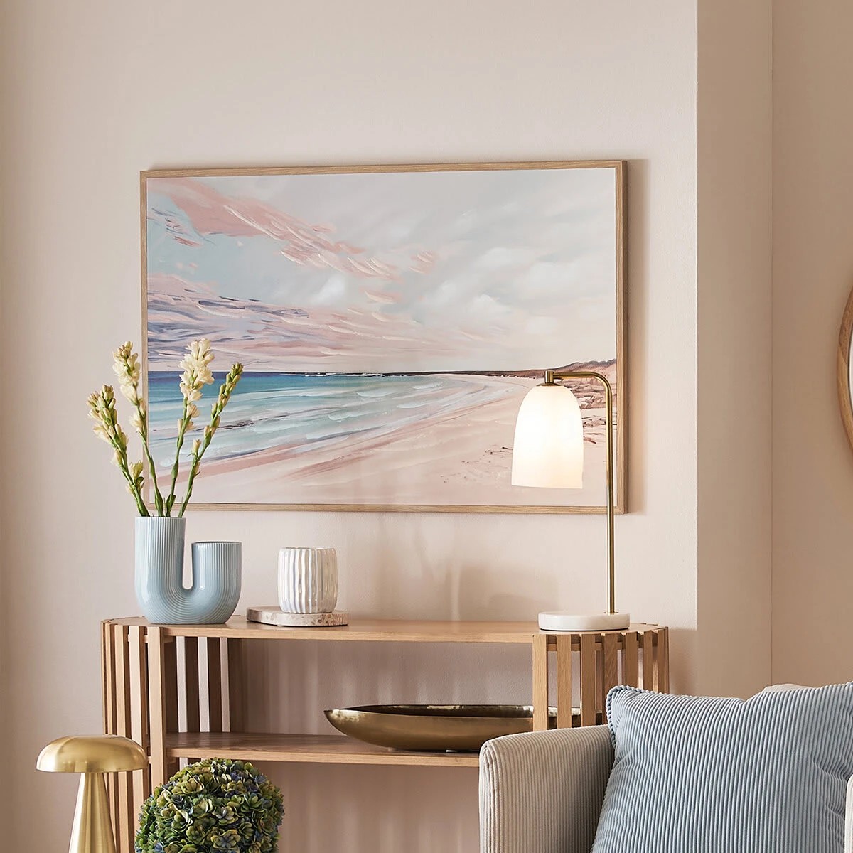 5 Sunset Beach Framed Canvas - 60cm x 90cm, 5 of 5