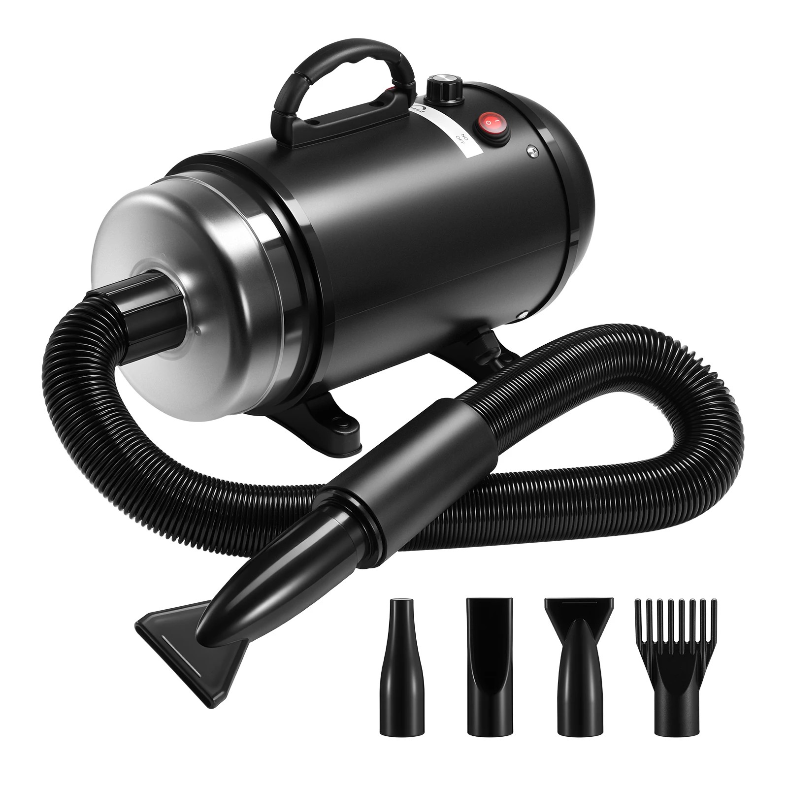 6 Ausway Dog Hair Dryer Vacuum Pet Cat Grooming Kit 4 Nozzles Hairdryer Blower, 6 of 6