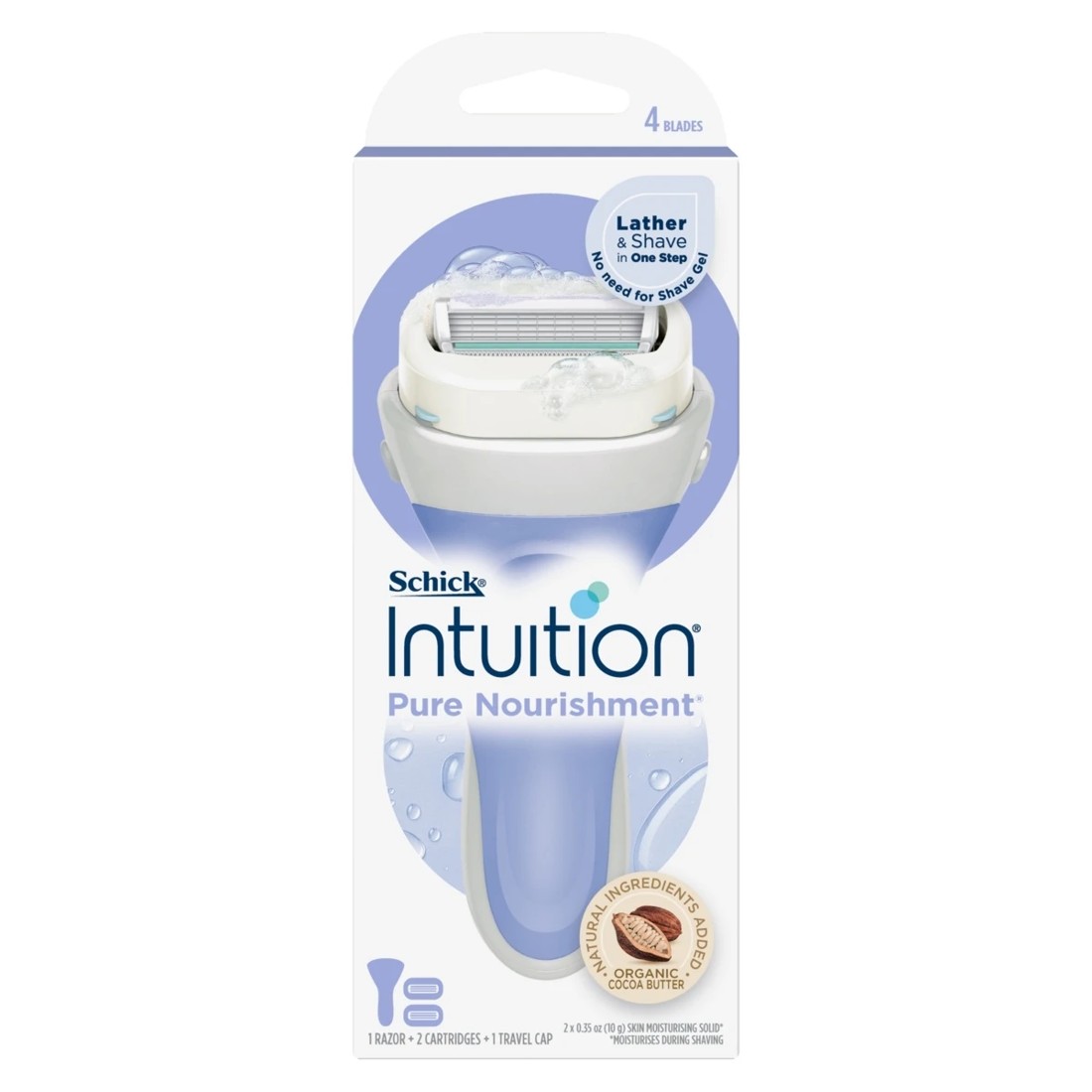 1 Schick Intuition Pure Nourishment Razor Kit, 1 of 9