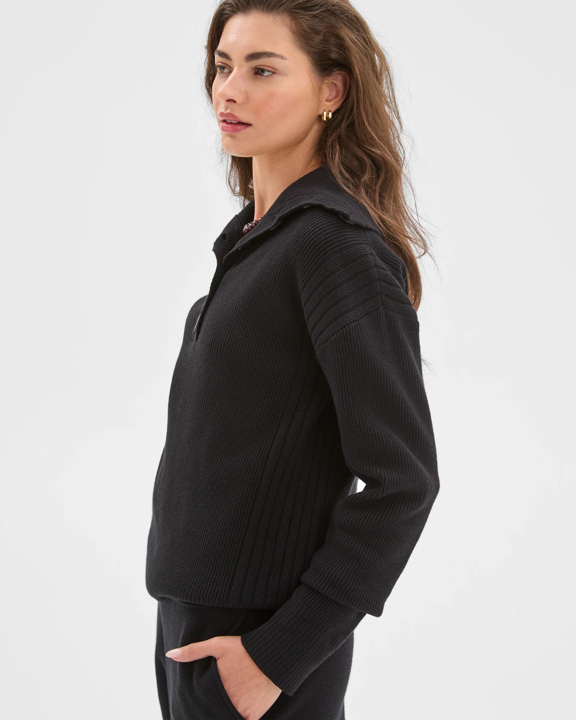 5 Target Petites Petites Clean Knit Rib Jumper BLACK, 5 of 7