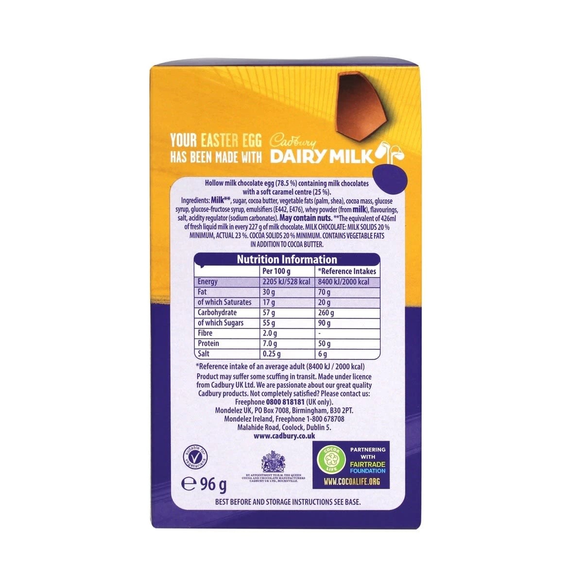2 Cadbury Dairy Milk Caramel Nibbles 96g, 2 of 3