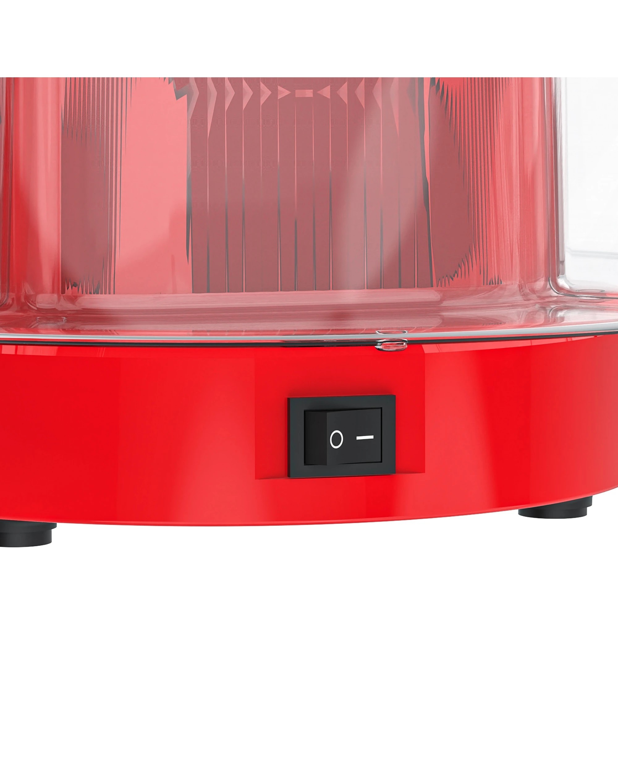 3 Advwin Popcorn Maker Machine, Oil-free Popping - Red, 3 of 6