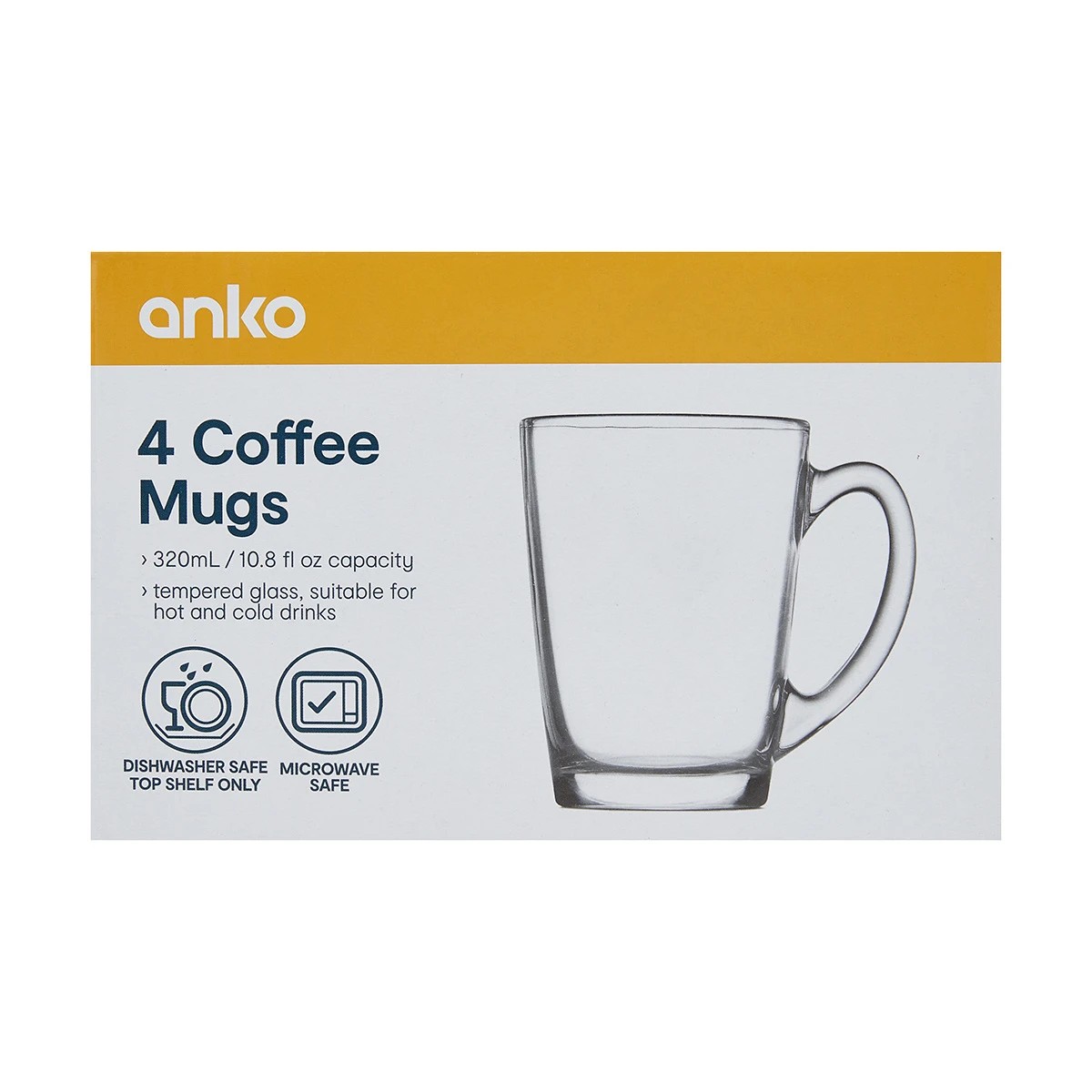 6 4 Pack Coffee Mugs, 6 of 6