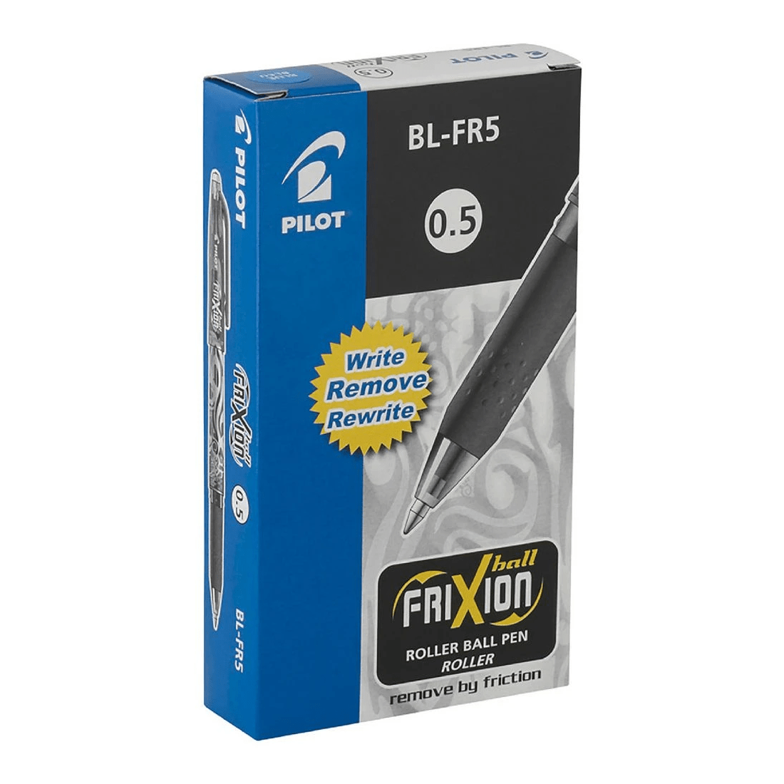 1 PILOT Frixion Ball Erasable Gel Pen 0.5mm Blue 12 Pack, 1 of 4