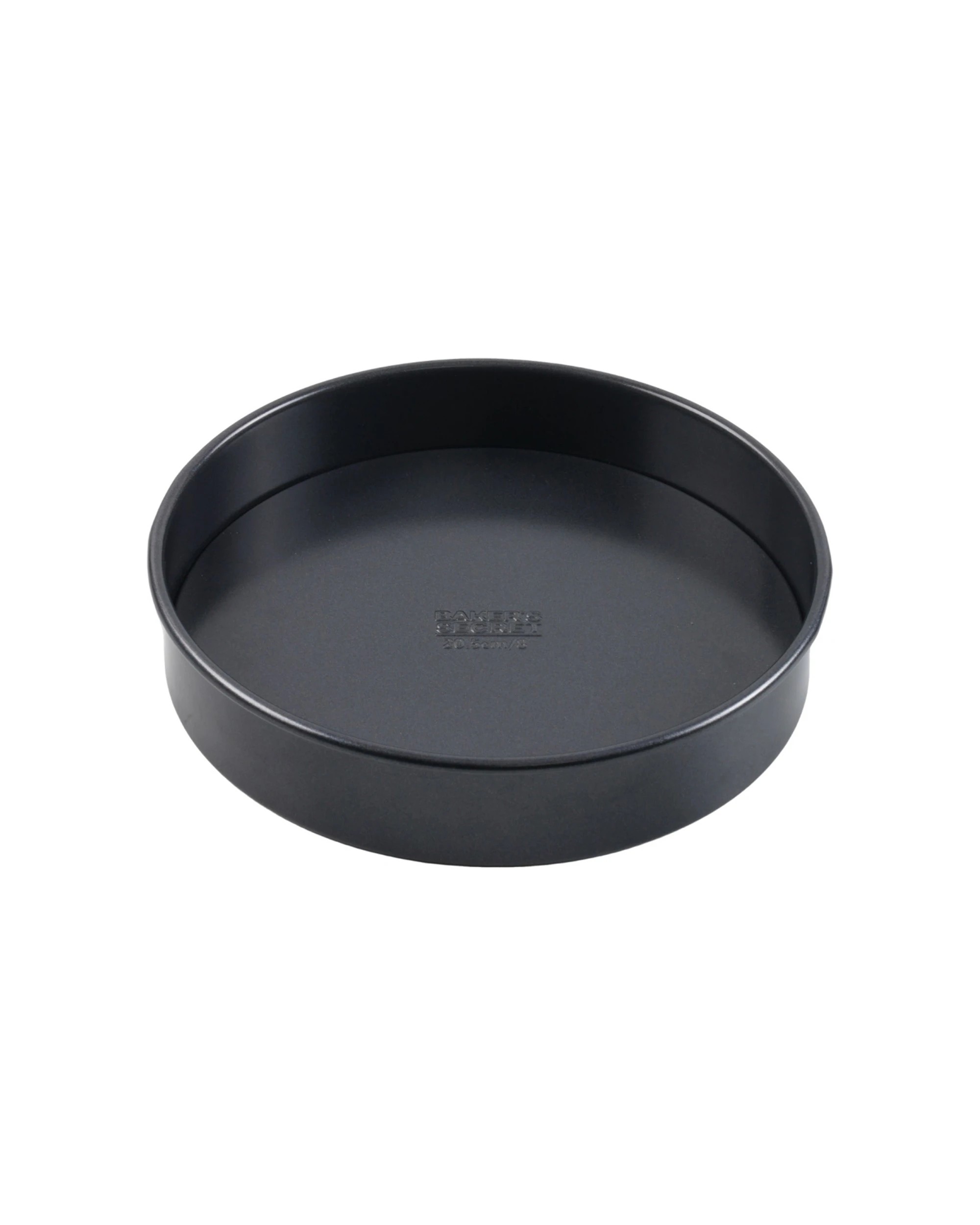 1 Bakers Secret Ultimate Non-Stick Loose Base Round Sandwich Pan 20.5cm - Black, 1 of 4
