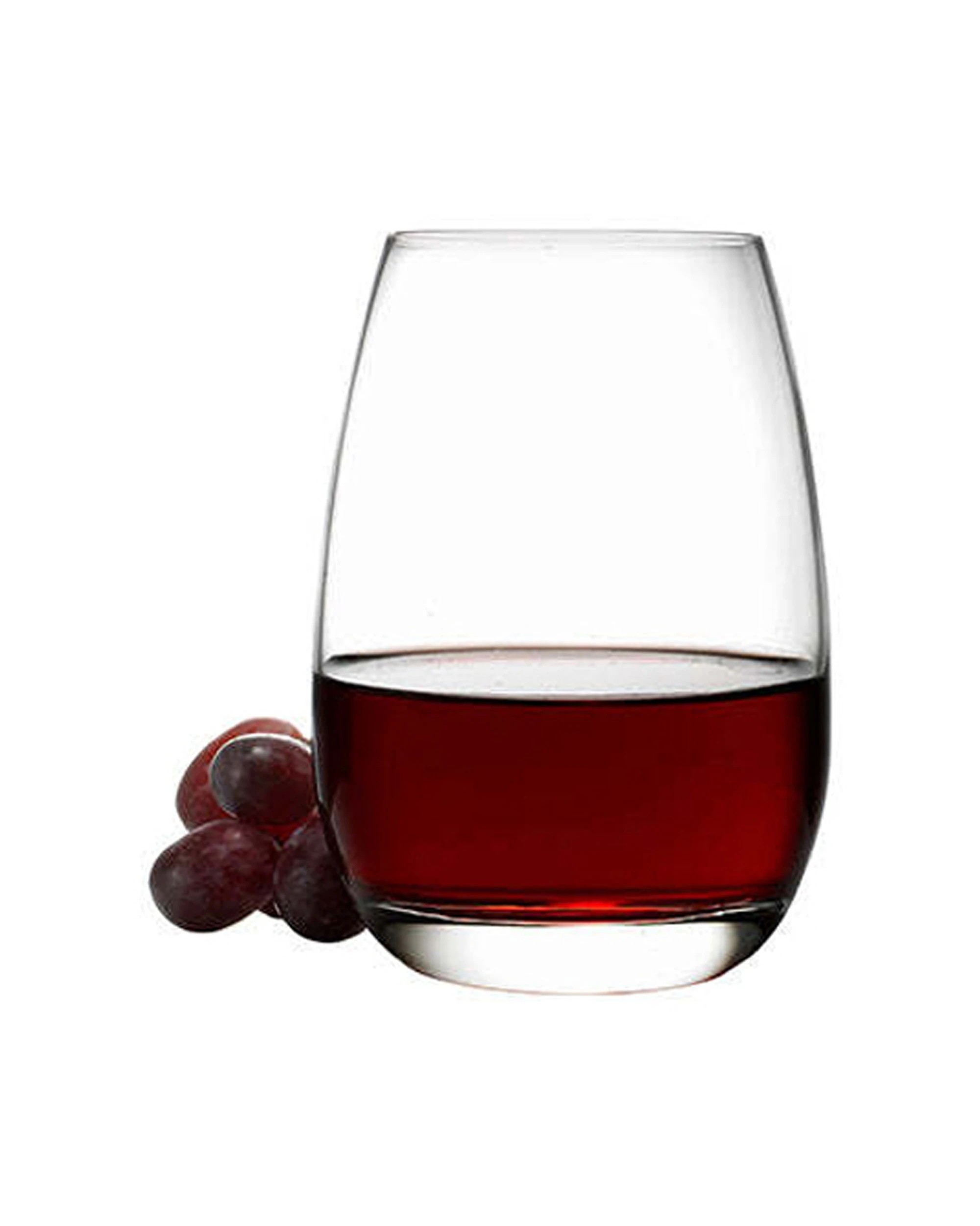 2 Luigi Bormioli 4pc Masterpiece Stemless Wine Glasses Set 460ml - Clear, 2 of 4