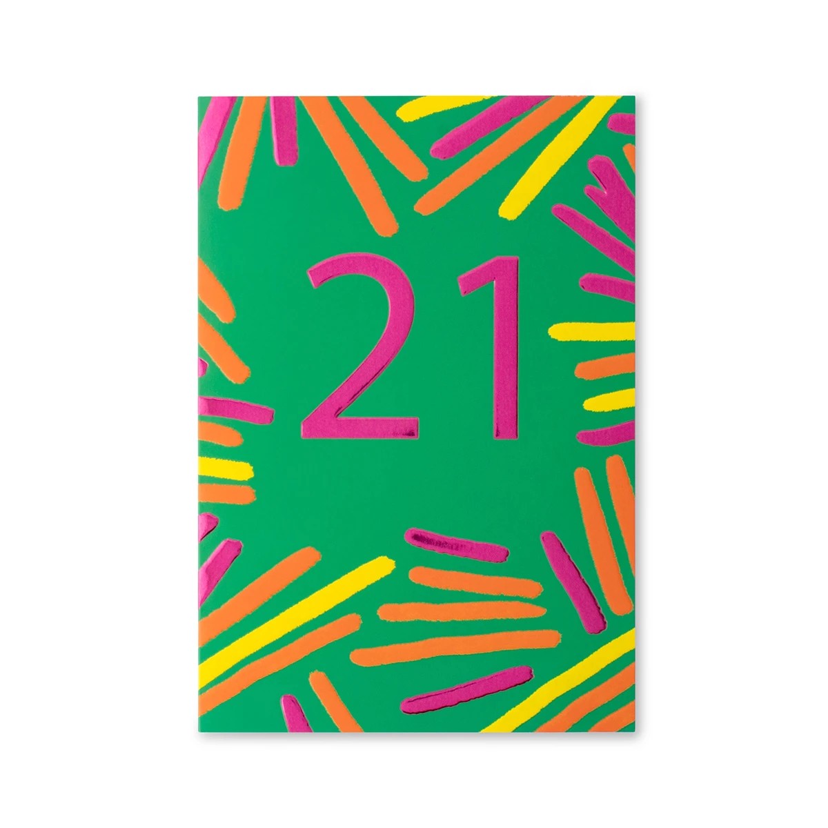 3 Connections from Hallmark 21st Birthday Card - Brights, 3 of 3