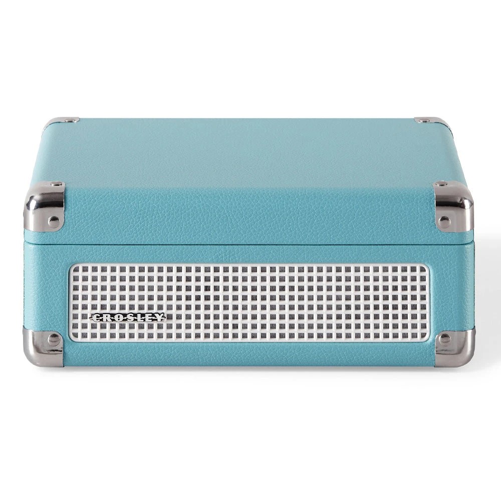 5 Crosley Cruiser Portable Retro CD Player with Stereo Bluetooth Speakers, FM Radio - Turqouise - Blue, 5 of 6