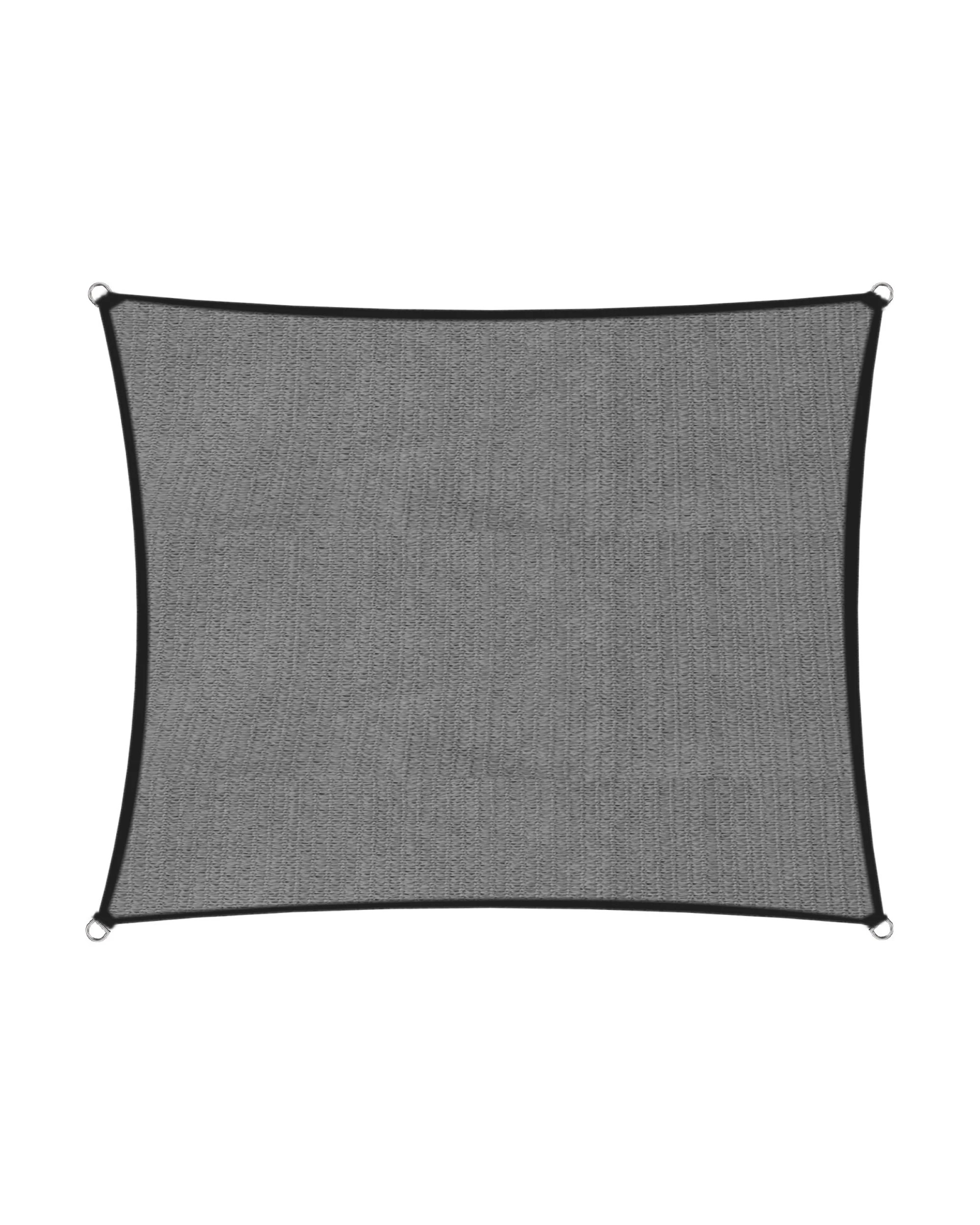 1 Wallaroo 2.5 x 2.5M Outdoor Sun Shade Sail Canopy Square - Grey, 1 of 6