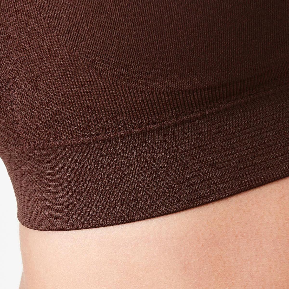 10 2 Pack Wirefree Seamfree Crop SOFT CLAY, CHOCOLATE FUDGE, 10 of 10