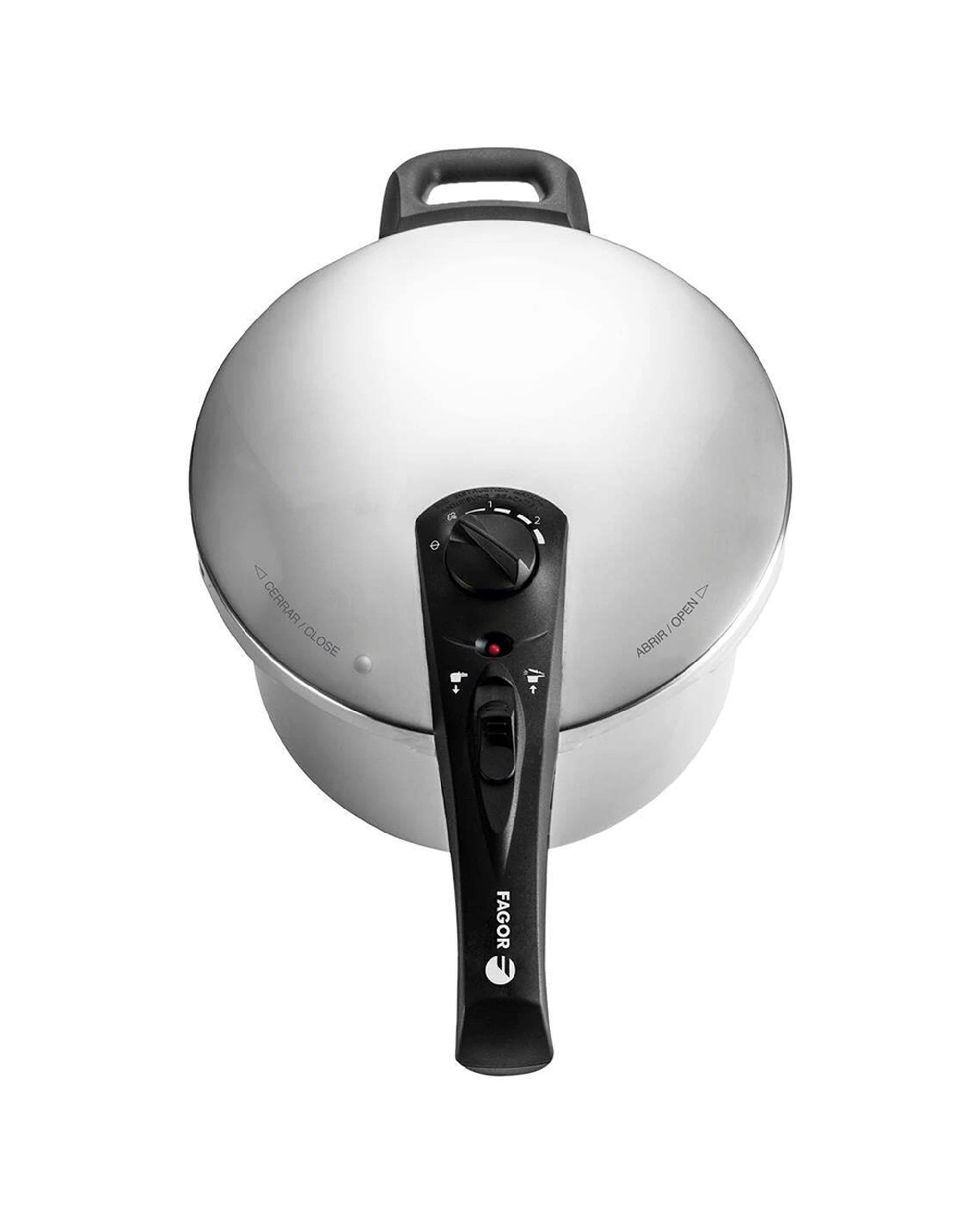 4 Fagor Duo Stainless Steel Pressure Cooker Thermo-Diffuser Base Safety 6L - Silver, 4 of 5