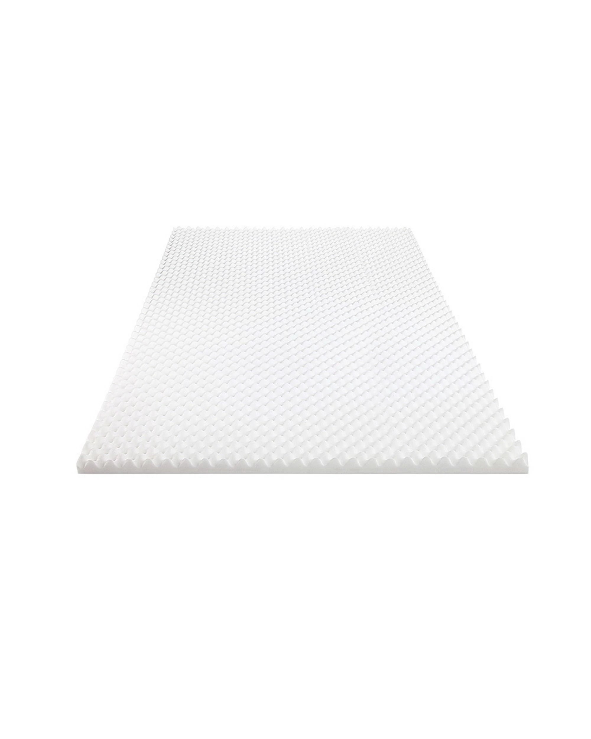 2 Giselle Bedding Memory Foam Mattress Topper Egg Crate 5cm Queen
 - White, 2 of 3