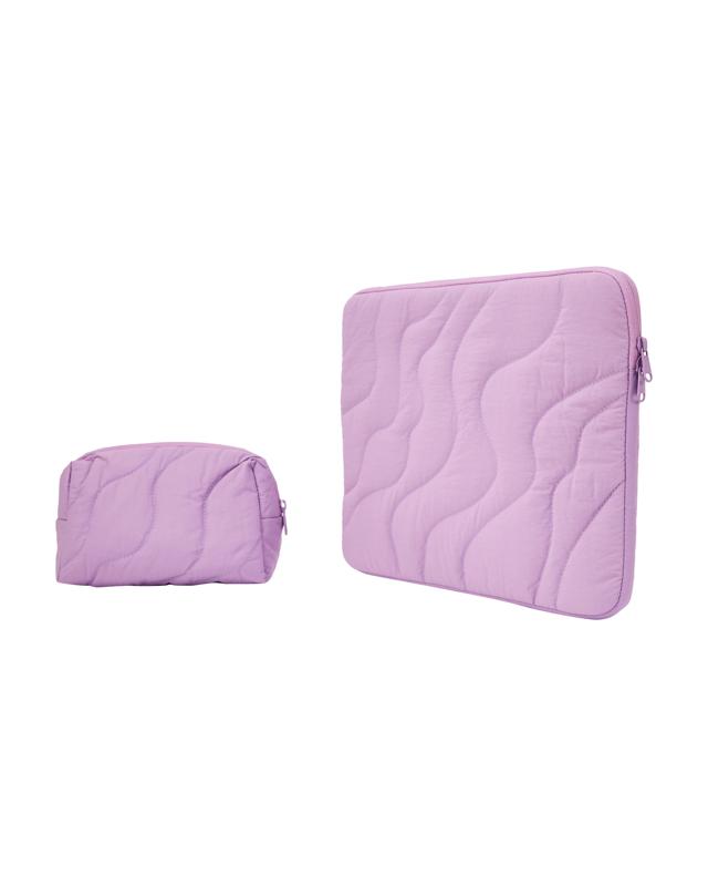 15in. Laptop Sleeve and Tech Pouch Combo. - L