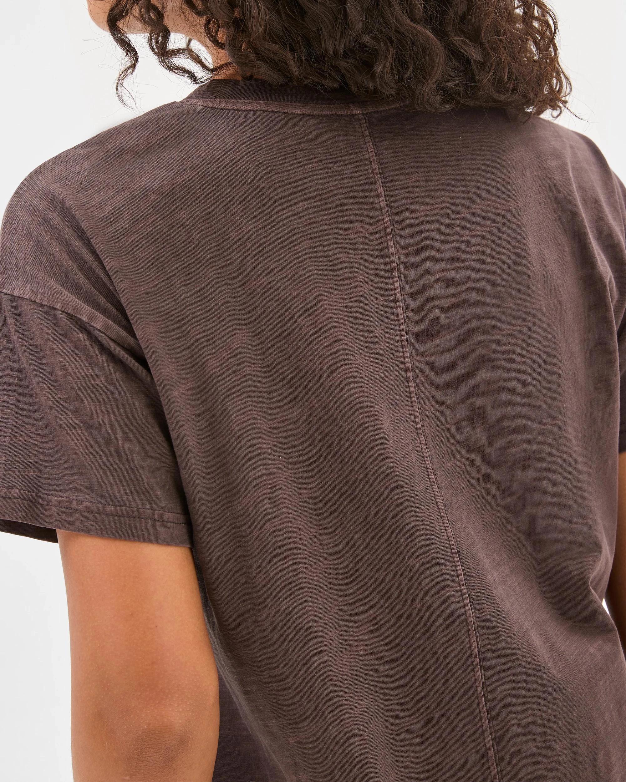 6 Target Australian Cotton Relaxed Slub T-Shirt BRUNETTE, 6 of 6