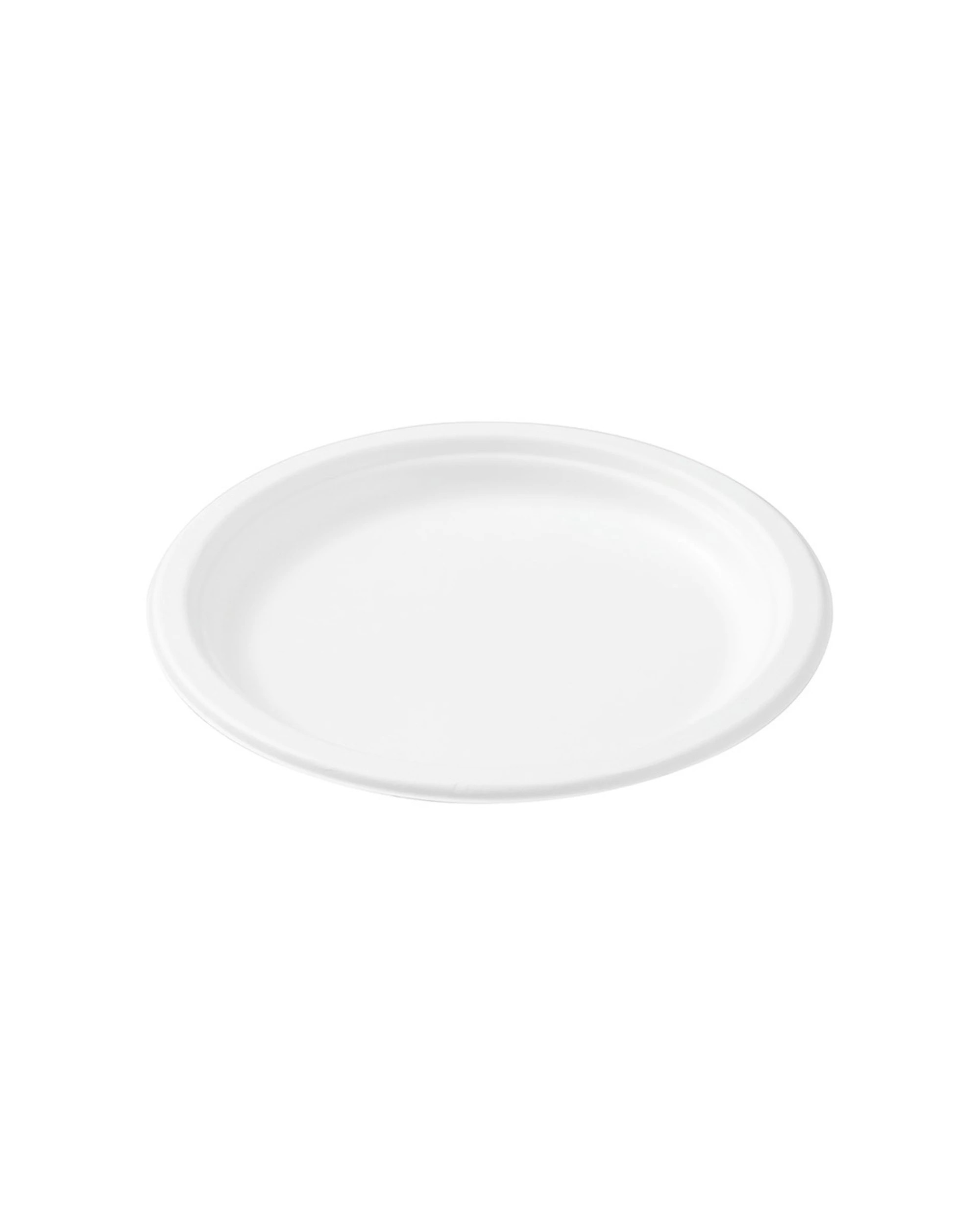 3 Lemon & Lime 6x 30pc Sugarcane Dinner Plate Compostable 23cm - White, 3 of 4
