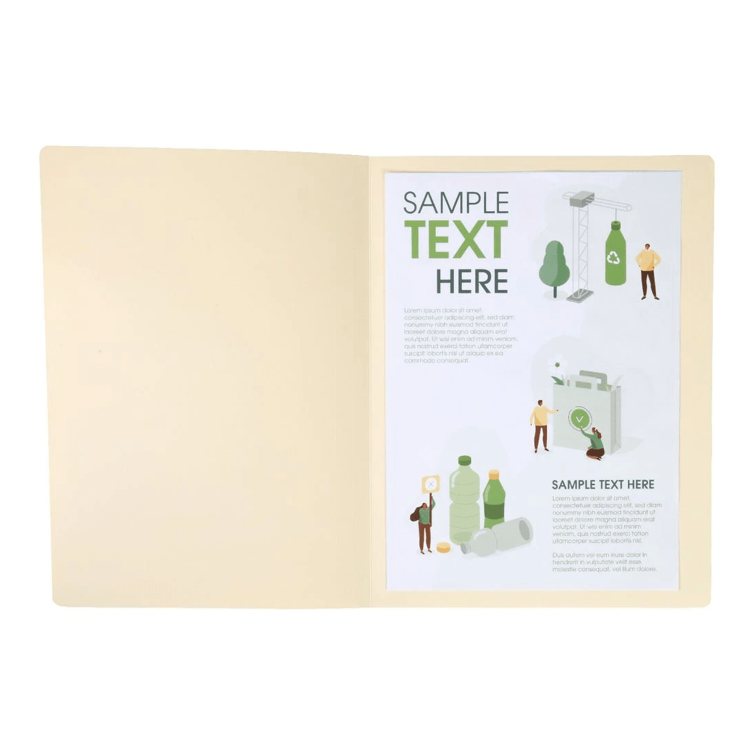 4 J.Burrows A4 Manila Folder Buff 10 Pack, 4 of 4