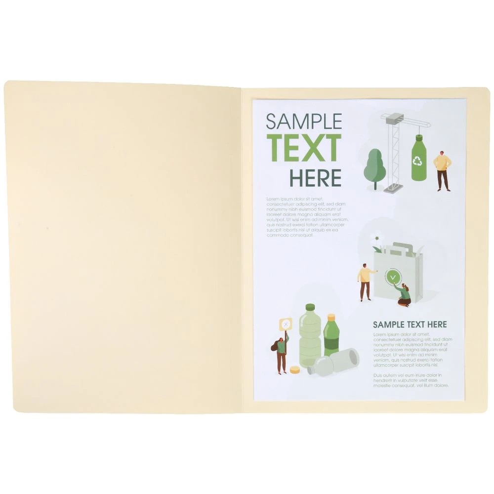 4 J.Burrows A4 Manila Folder Buff 10 Pack, 4 of 4