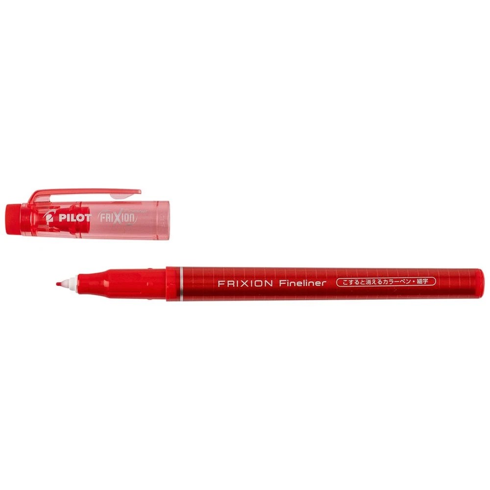2 PILOT FriXion Fineliner Pen 0.45mm Red, 2 of 6