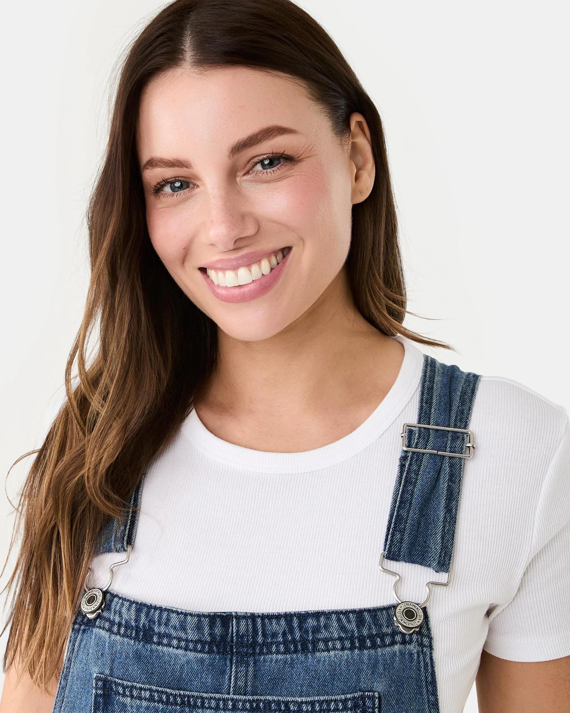 4 Sleeveless Denim Dungaree Mid Denim, 4 of 10