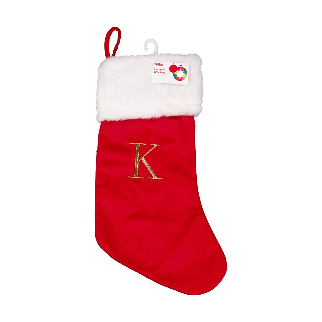 4 Letter K Stocking, 4 of 4