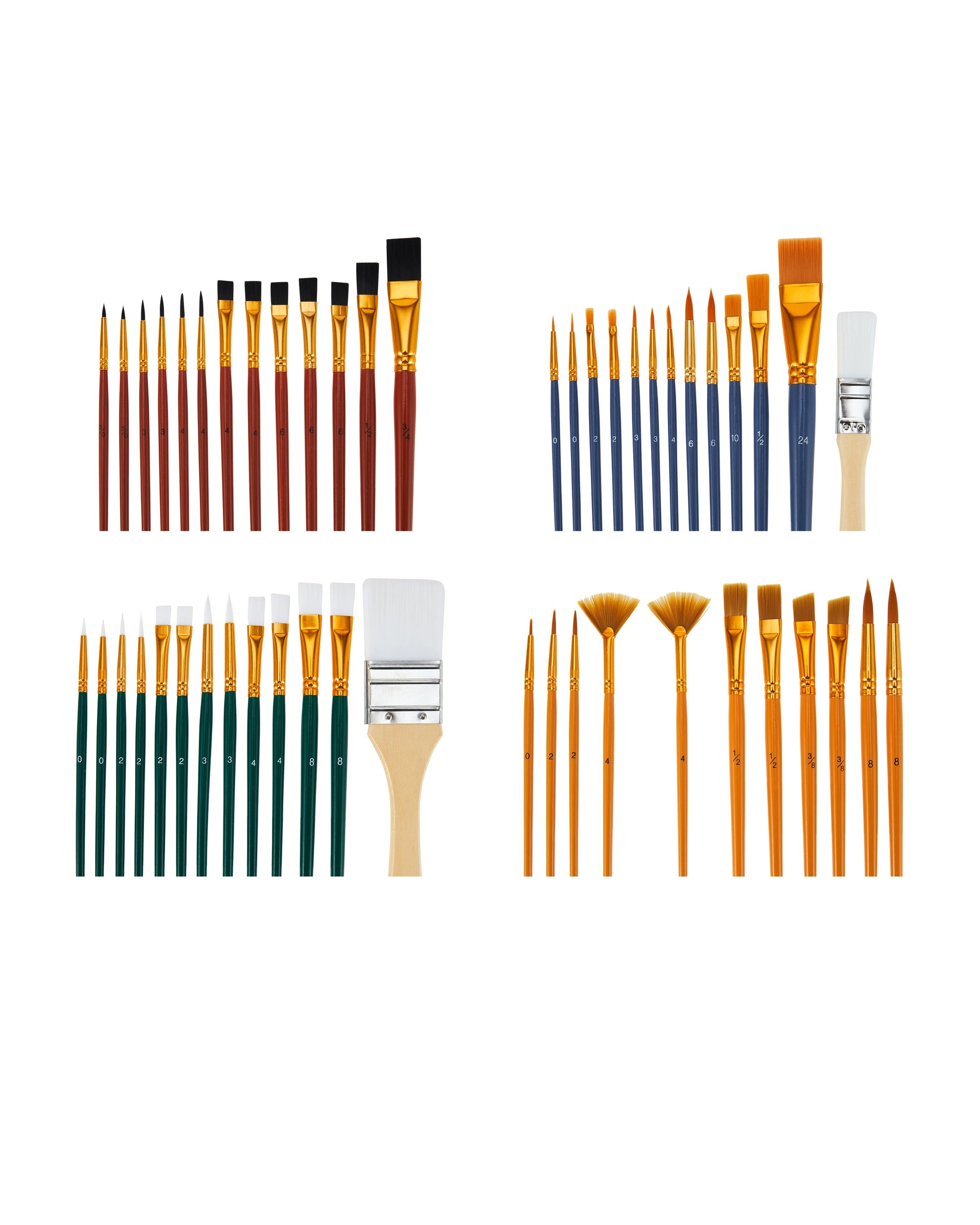 3 50 Piece Paint Brush Set, 3 of 4