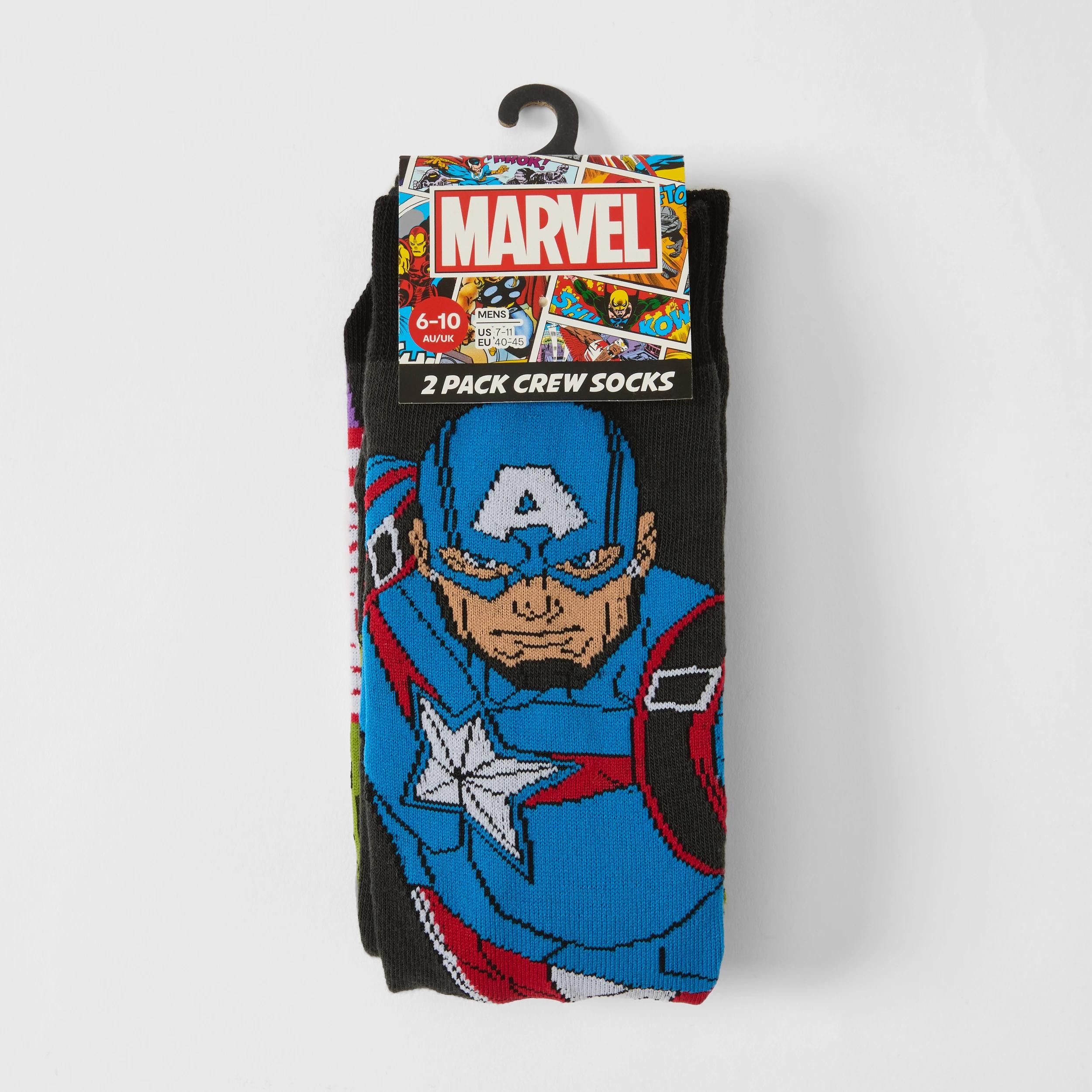 3 2 Pack Marvel License Socks 2PK MARVEL, 3 of 3