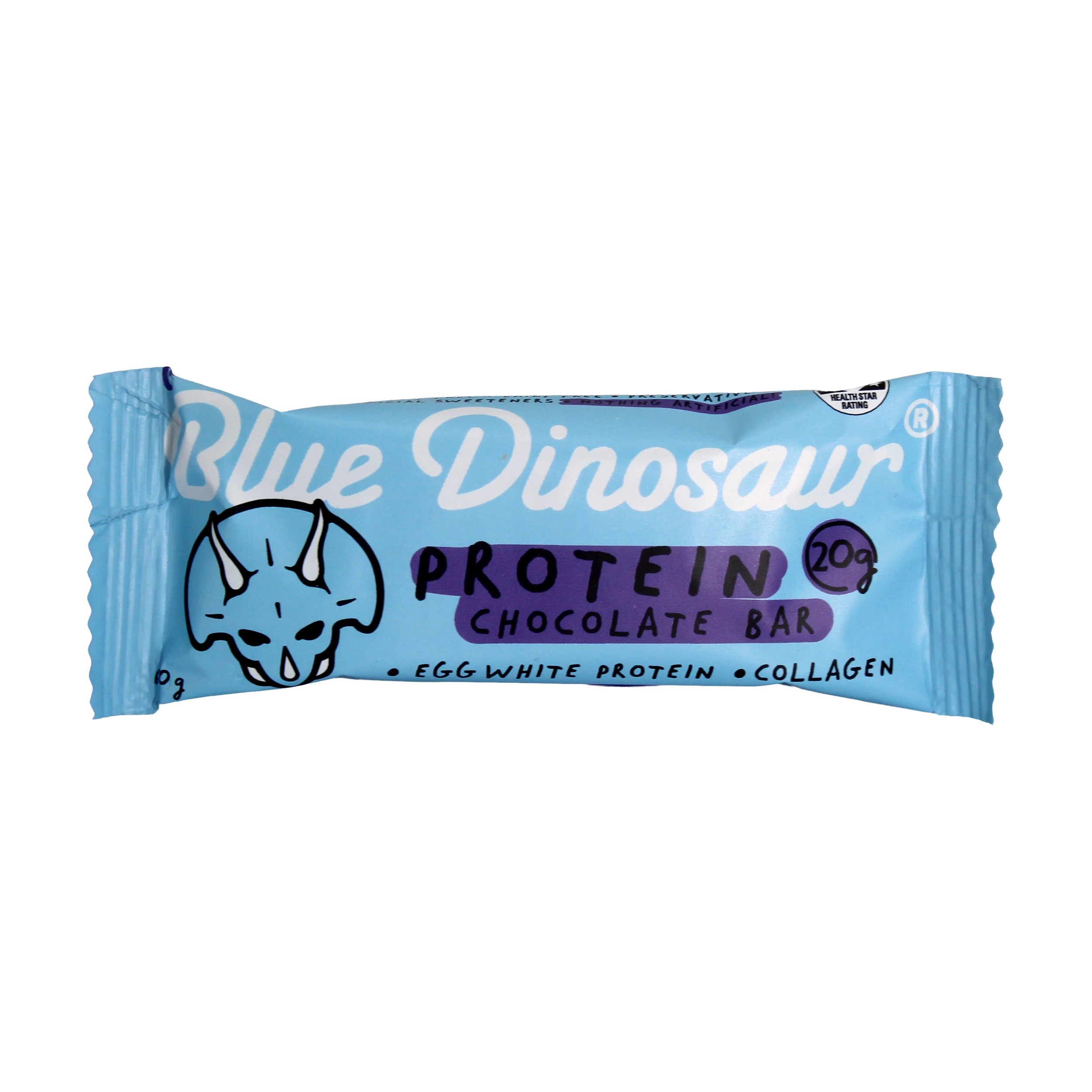 1 Blue Dinosaur Chocolate Protein Bar 60g, 1 of 2