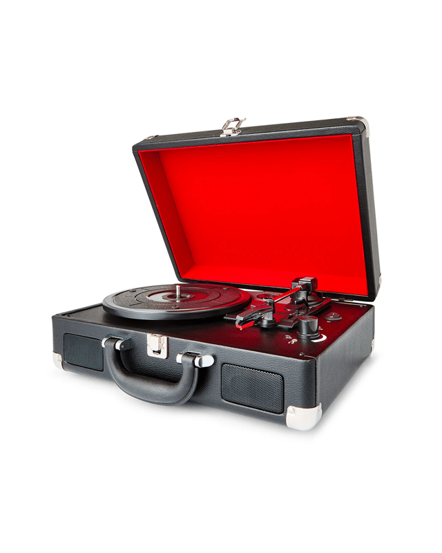 3 Speed Turntable with Bluetooth - Black and