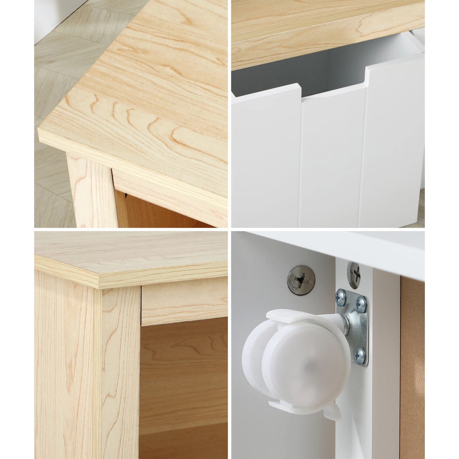 5 Oikiture Kids Toy Storage Cabinet Displayshelf With 3 Portable Box - Multi, 5 of 8