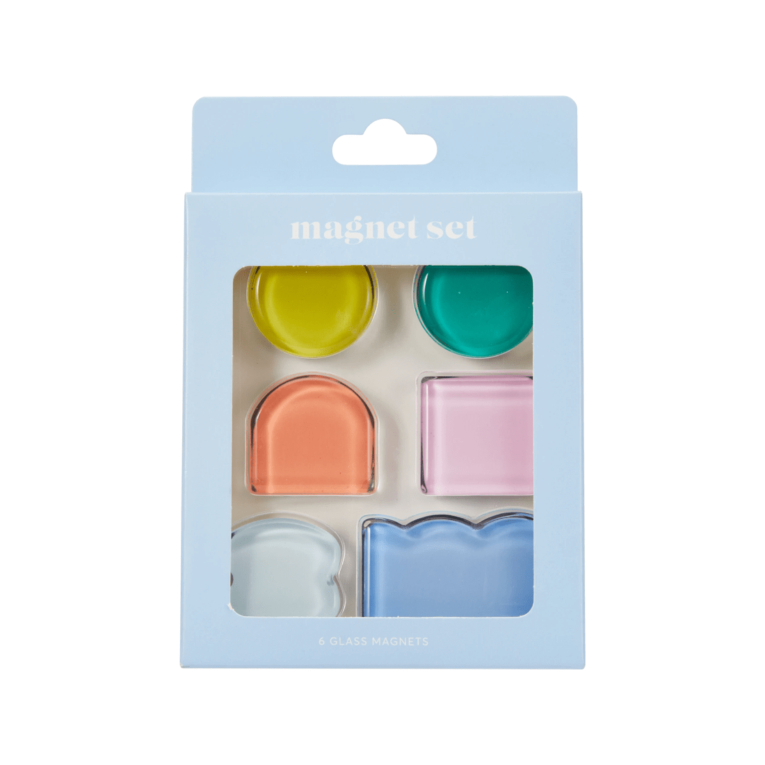 1 6 Pack Glass Magnet Set, 1 of 5