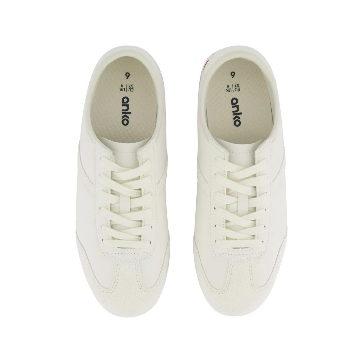 3 Slimline Retro Sneakers White, 3 of 5