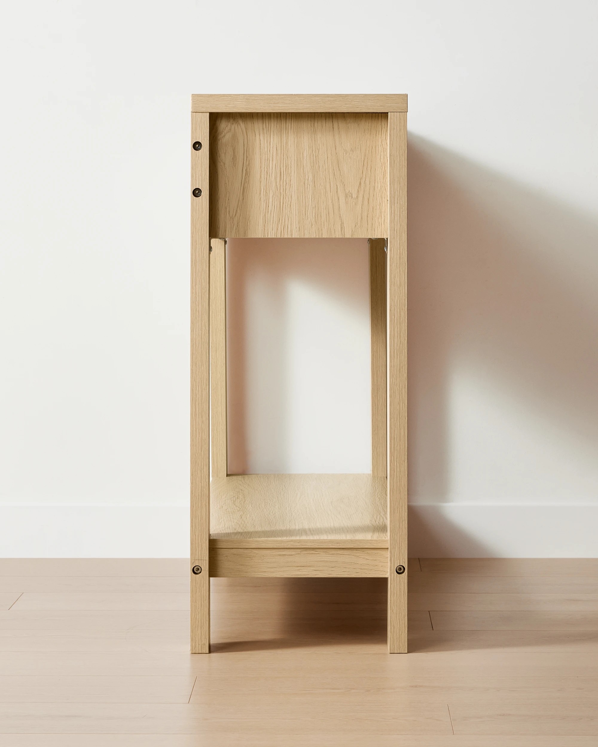 4 Tide 2 Drawer Hall Table - Oak, 4 of 7