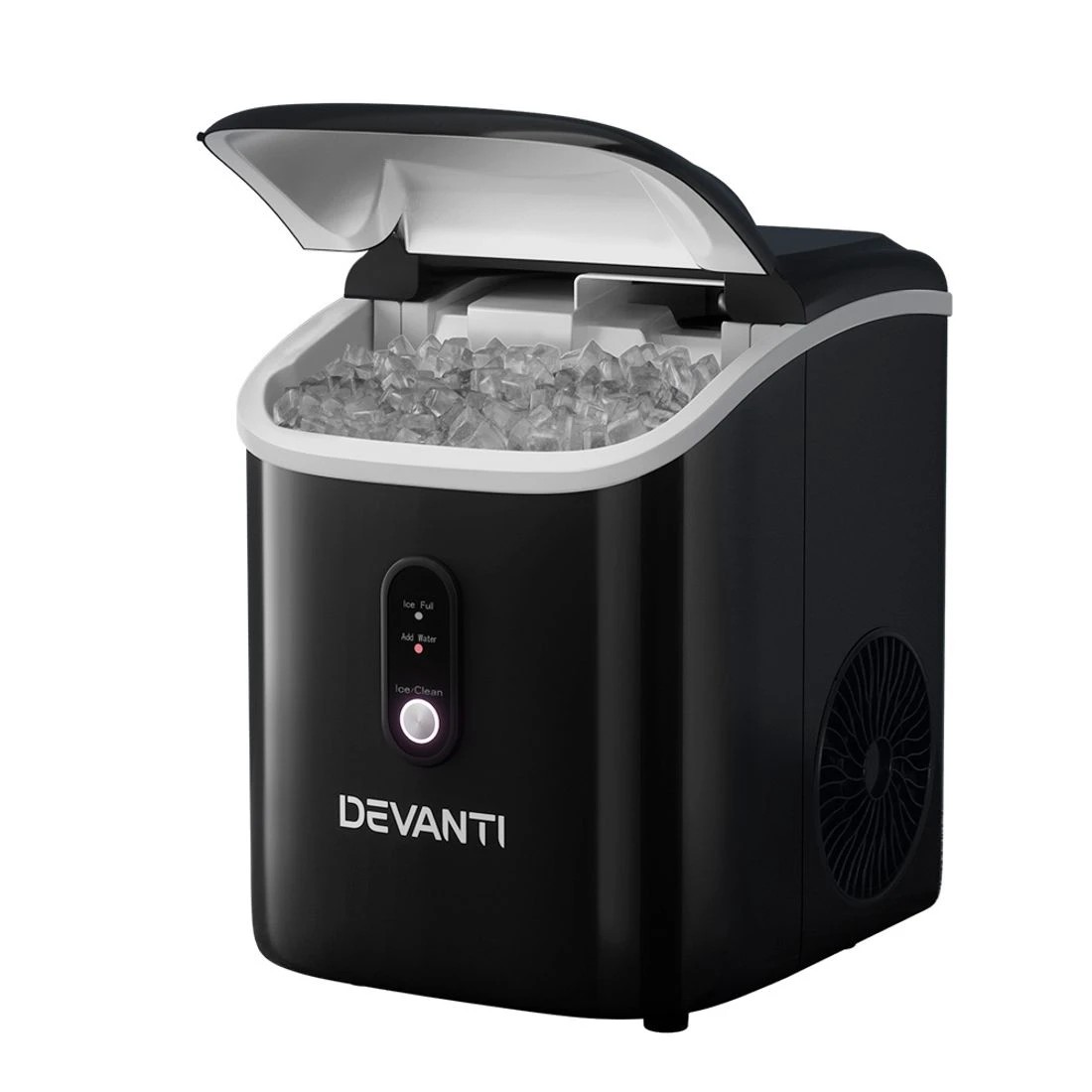 1 Devanti  Nugget Ice Maker Machine Ice Cube Tray Counter Party - Black, 1 of 10