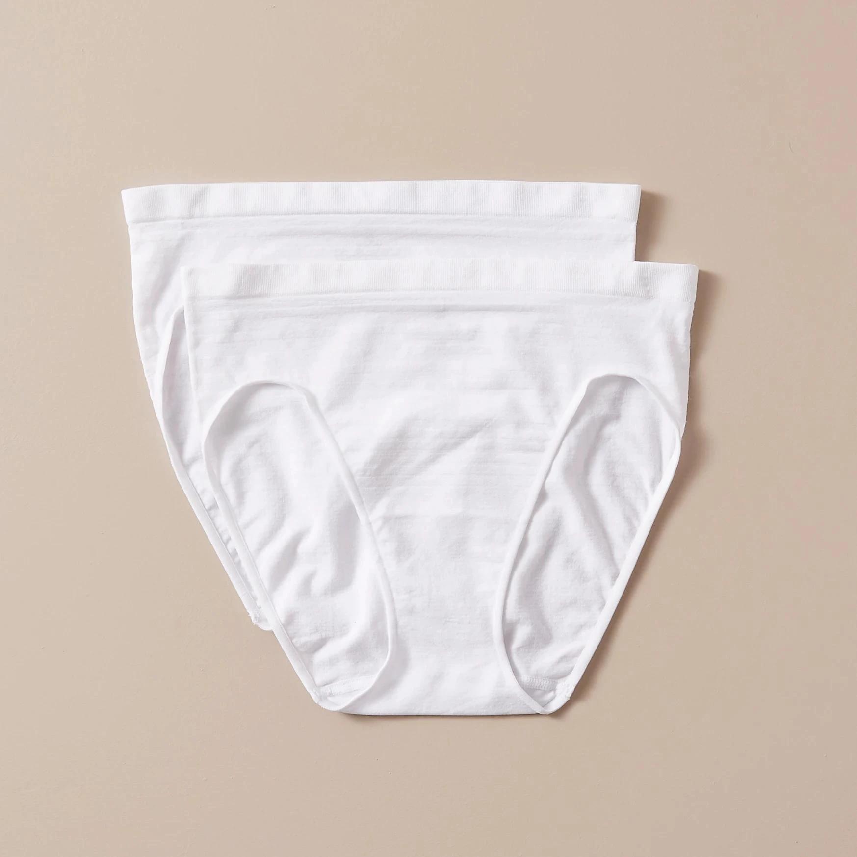 1 Target Fuller Figure 2 Pack Seamfree High Cut Briefs; Style: Lhc29837 WHITE, 1 of 4