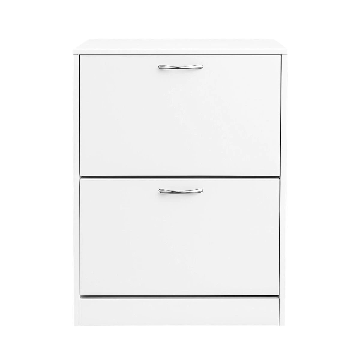 3 Ausway Shoe Cabinet Cupboard Hidden Sneaker Footwear Storage - White, 3 of 4