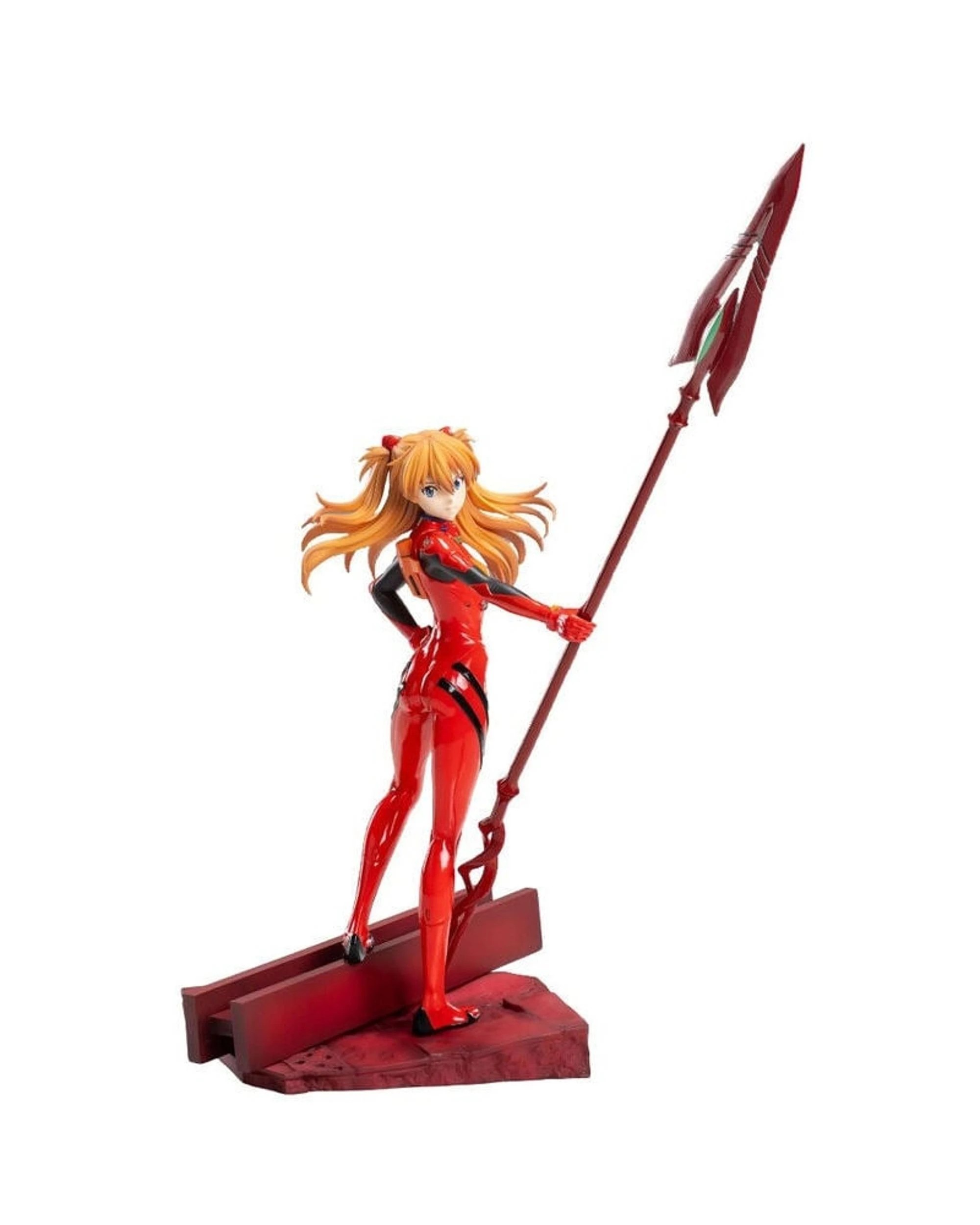 1 SEGA Luminasta Rebuild of Evangelion Asuka Shikinami Langley x Spear of Cassius Figure, 1 of 7