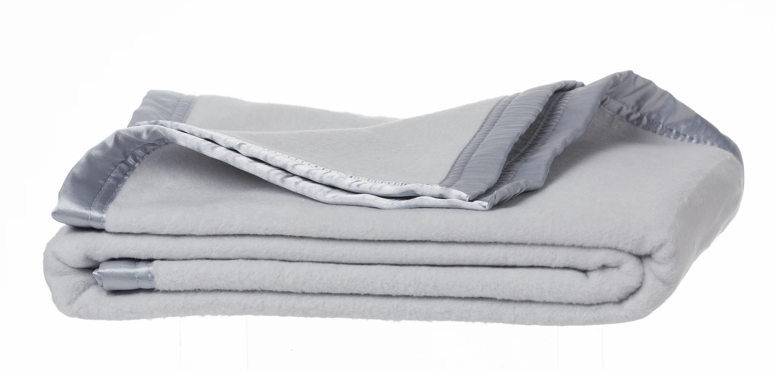 2 Sweet Dreams Bassinet Cotton Fleece Blanket Grey, 2 of 3