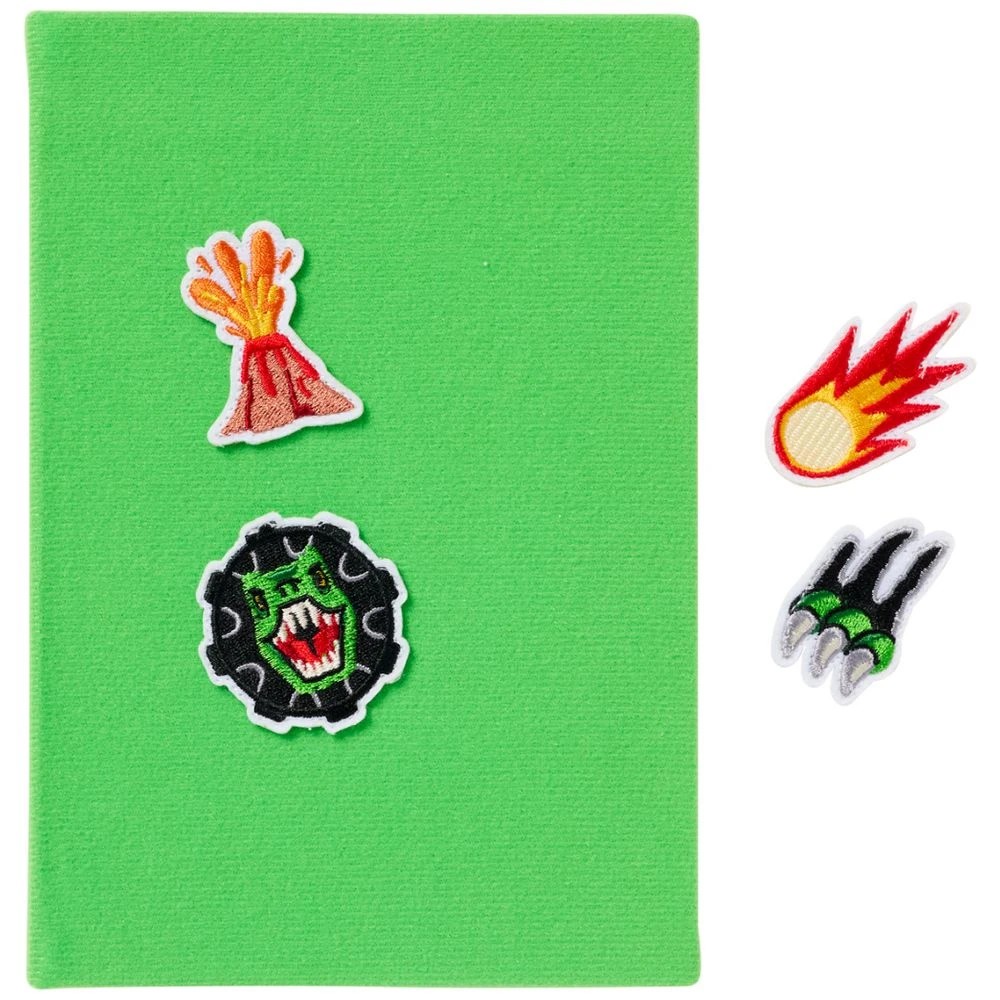 4 Studymate Dino A5 Removable Patch Notebook 80 Pages, 4 of 7