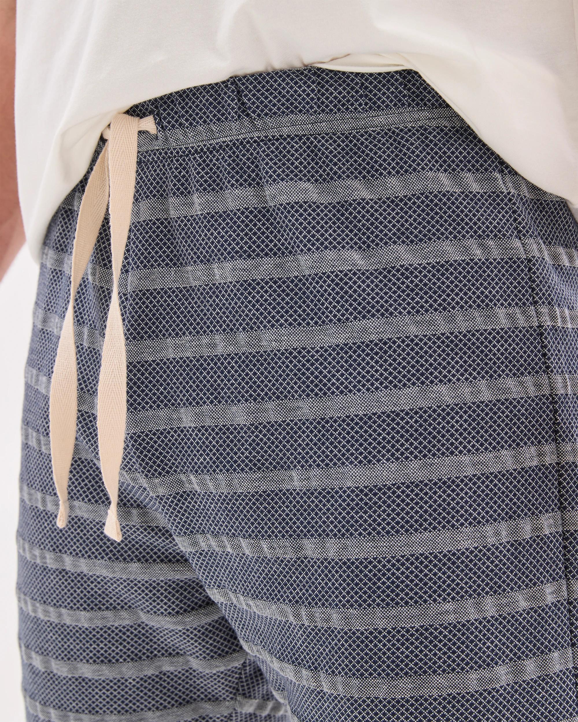 3 Australian Cotton Blend Mens Pyjama Sleep Set - Maxx WHITE/NAVY STRIPE, 3 of 6