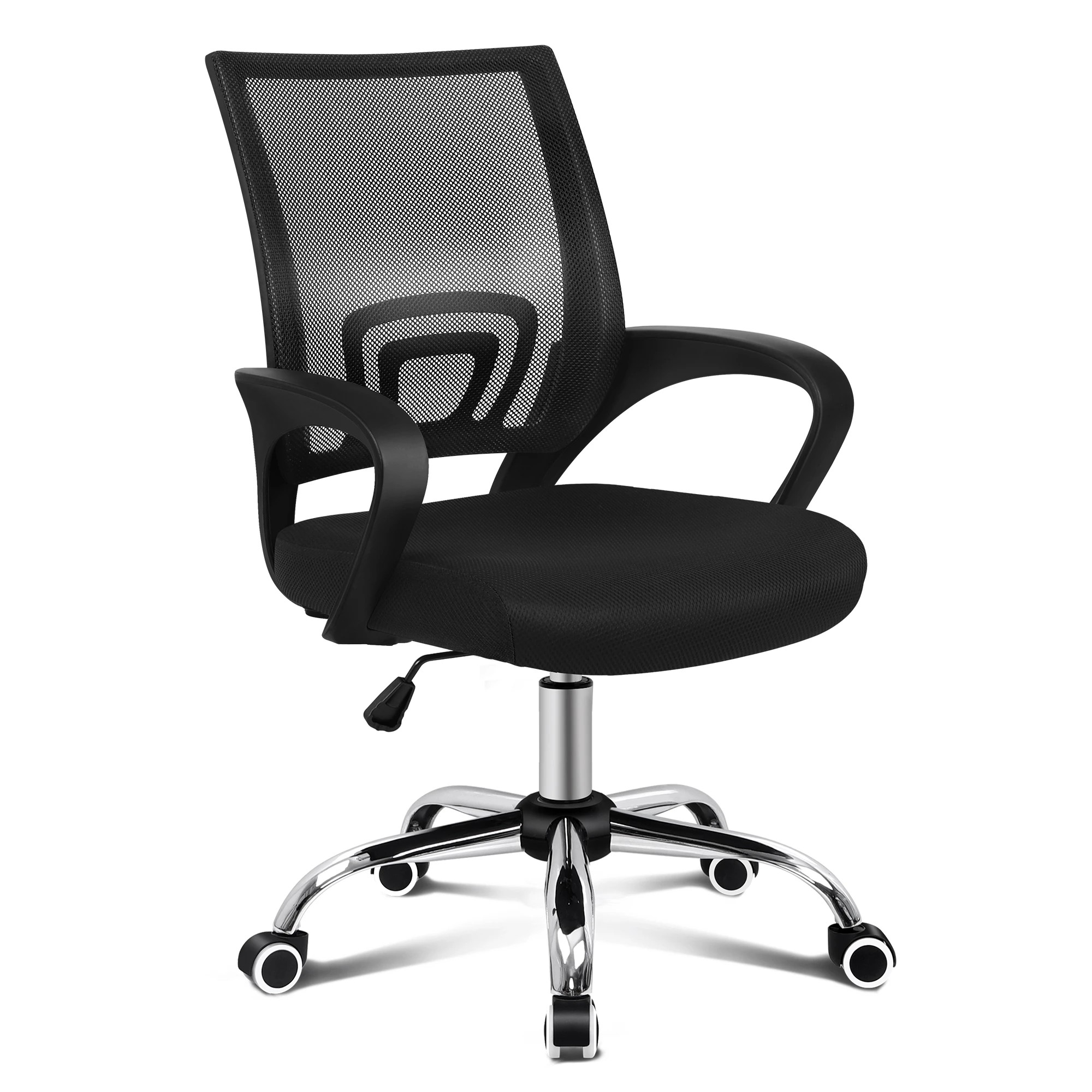 1 Alfordson Office Chair Mesh Executive Seat Gaming Computer Racing Work - Black, 1 of 10