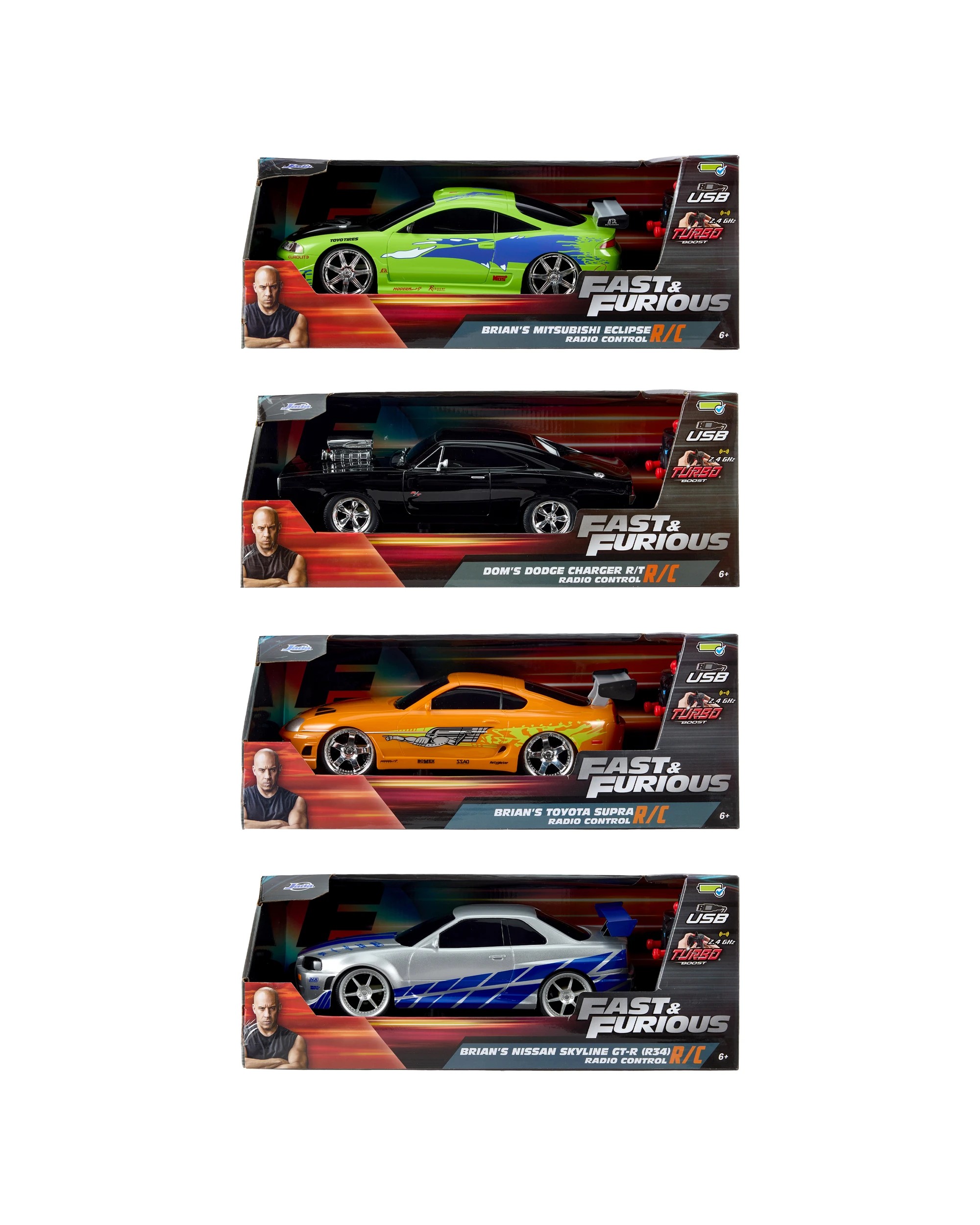 1 Fast & Furious 2.4GHz Turbo Boost Radio Control Vehicle - Assorted, 1 of 8