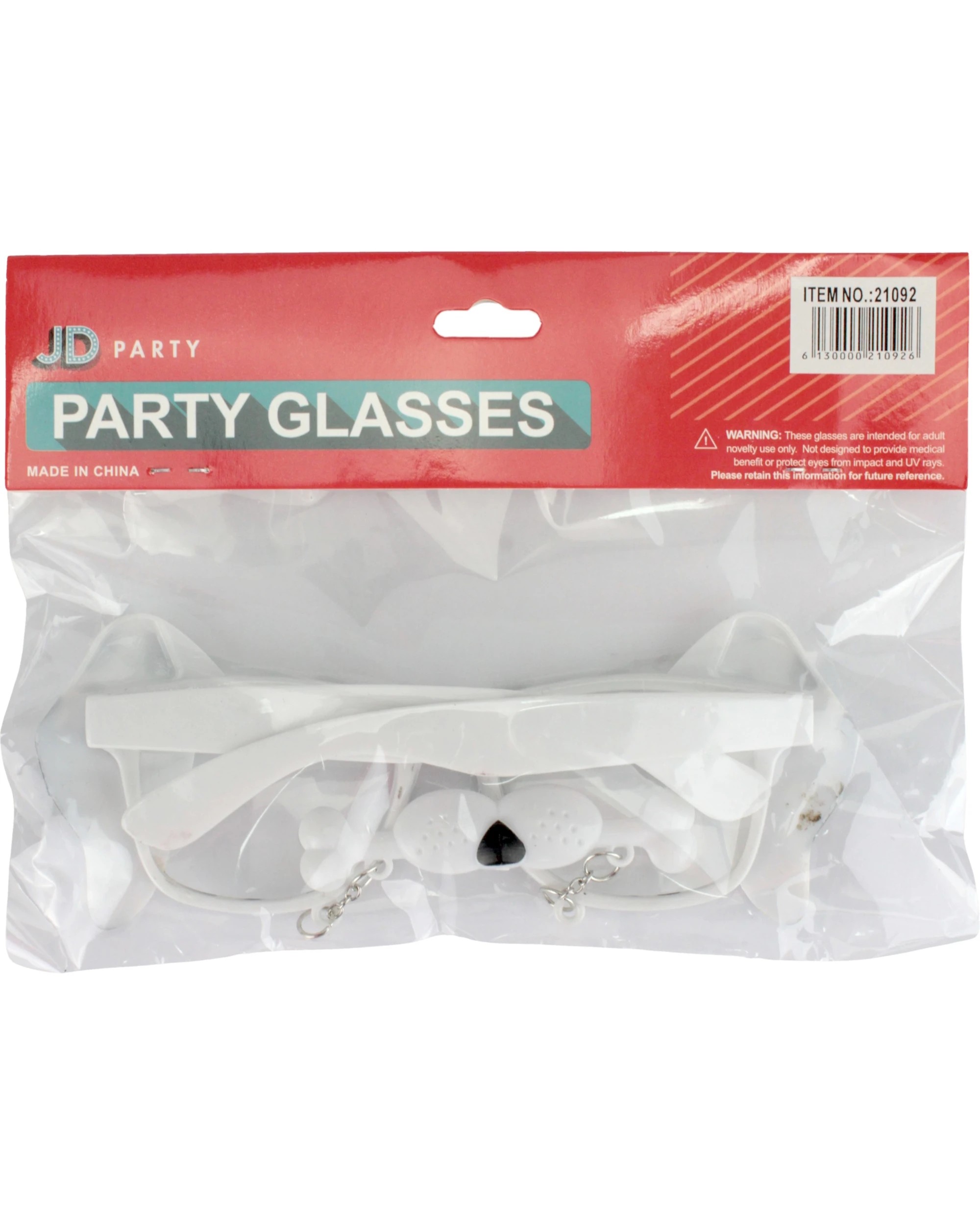3 JD Party Dalmatian Novelty Party Glasses - One Size - Pattern, 3 of 3