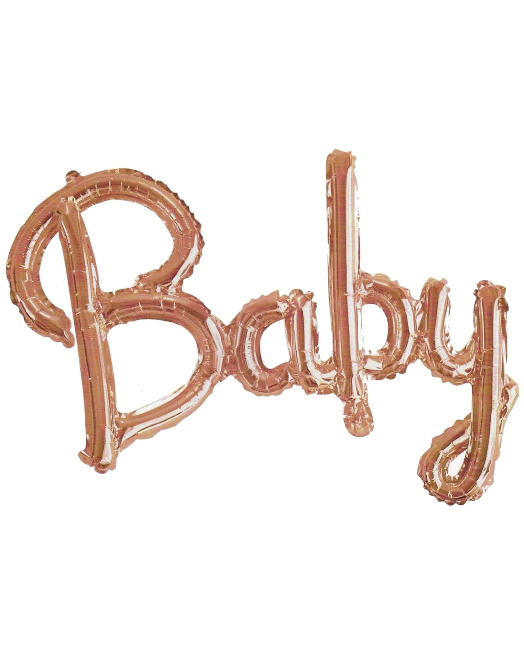 1 Artwrap Rose Gold Baby Foil Balloon Banner, 1 of 1