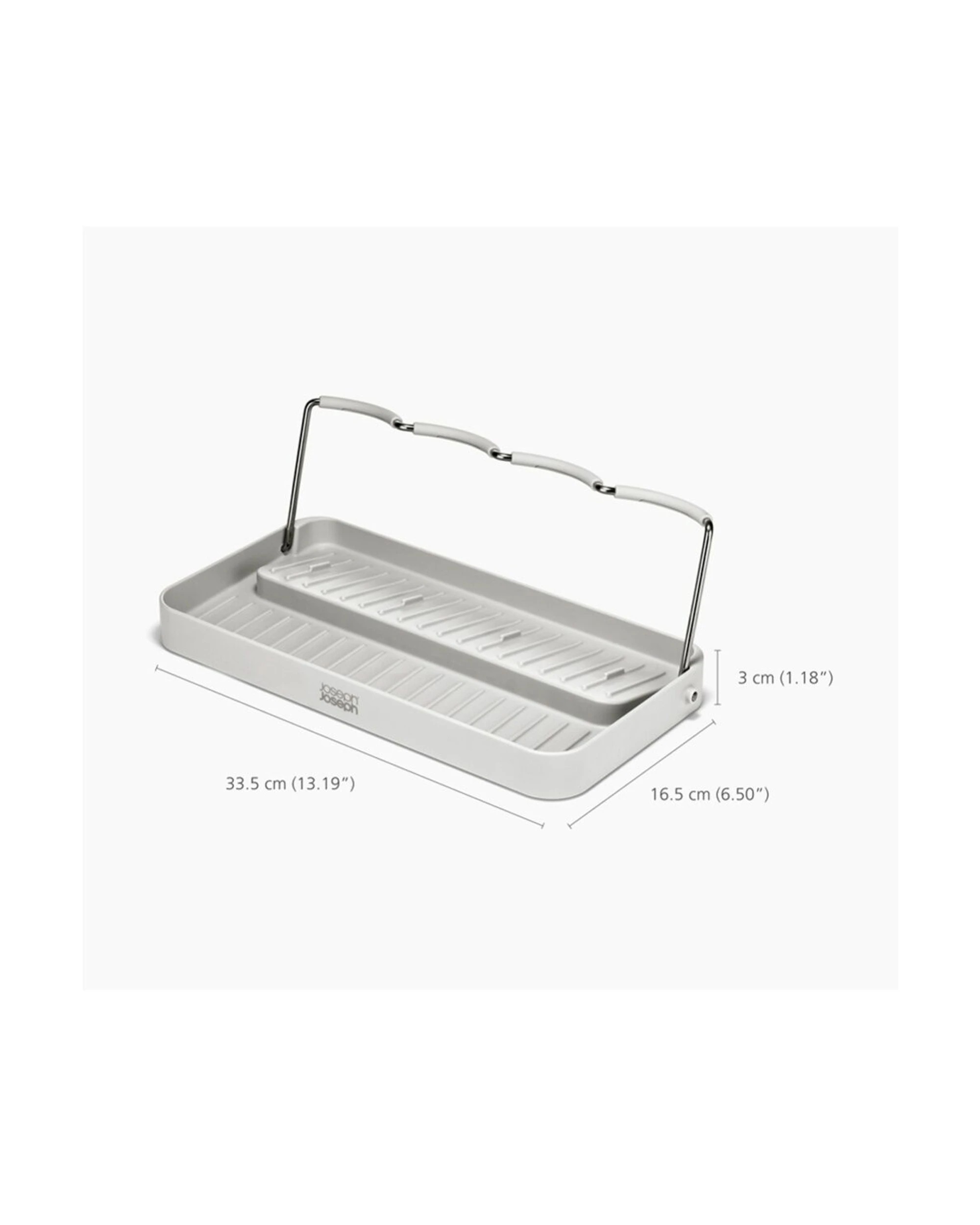 7 Joseph Joseph Neat DrySmart Bottle Drying Rack Kitchen Organiser Foldable Stone - Beige, 7 of 7