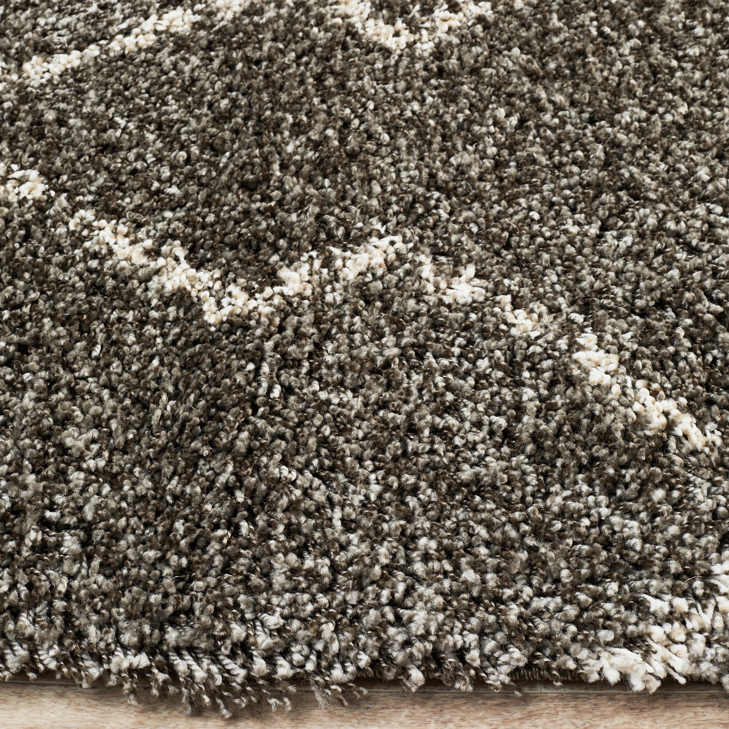 5 Common Ground Rugs Amber 44 170x120cm - Small Shag Rug - Silver, 5 of 7