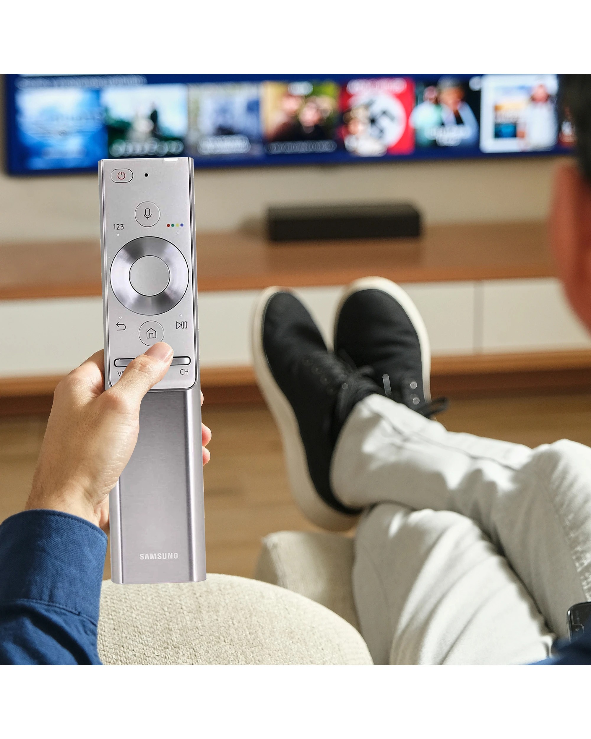 5 Samsung Genuine BN59-01270A TV Remote Control - Silver, 5 of 5