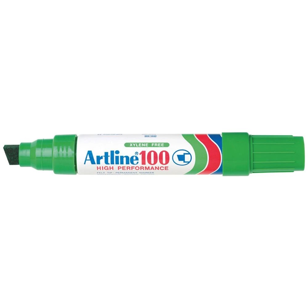 1 Artline 100 Jumbo Permanent Marker Green, 1 of 2